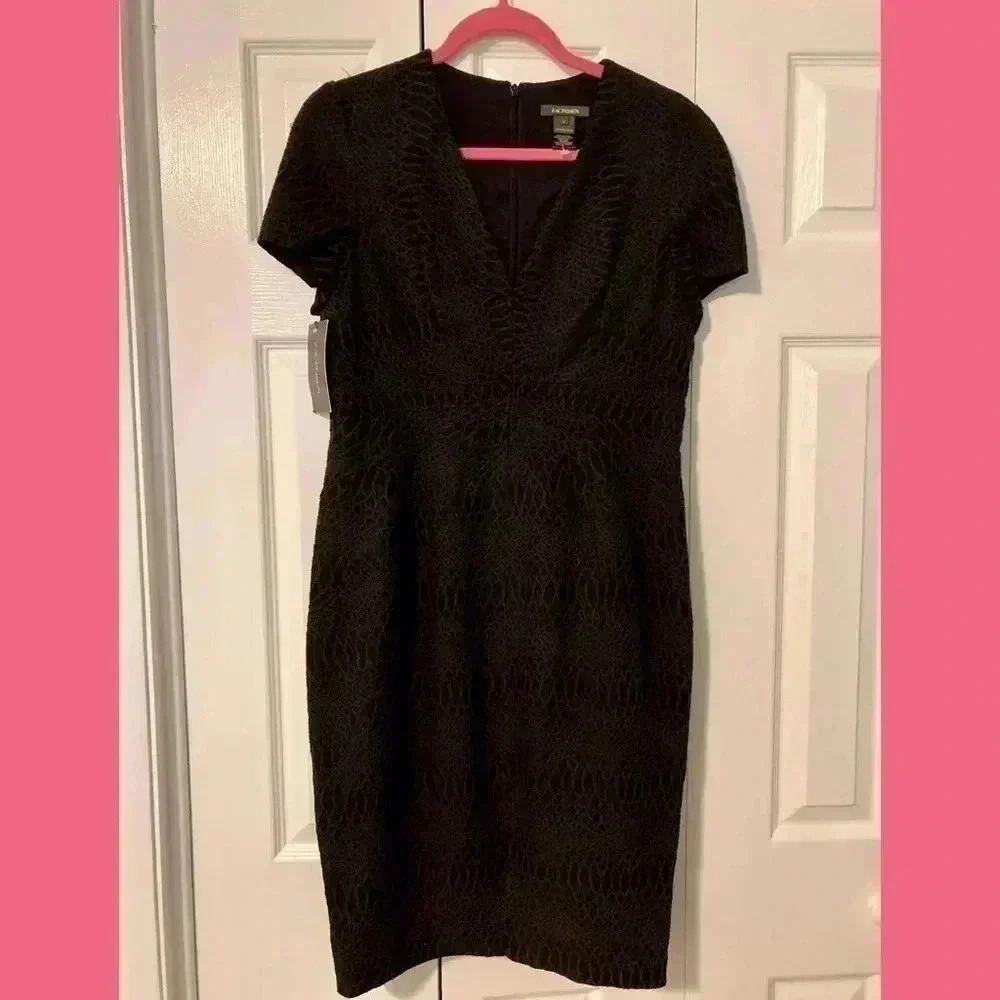 Zac Posen Jacquard Cocktail Dress